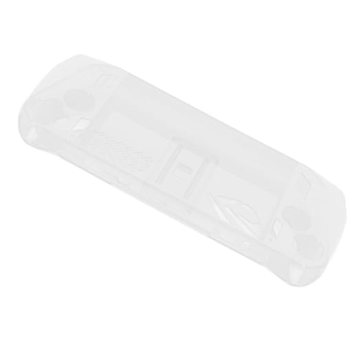 Clear Shockproof TPU Protective Case for ROG Ally Handheld 2023, Transparent Game Console Cover with Foldable Stand and Non - Slip Grip for Gaming Comfort (Transparent) - Image 4