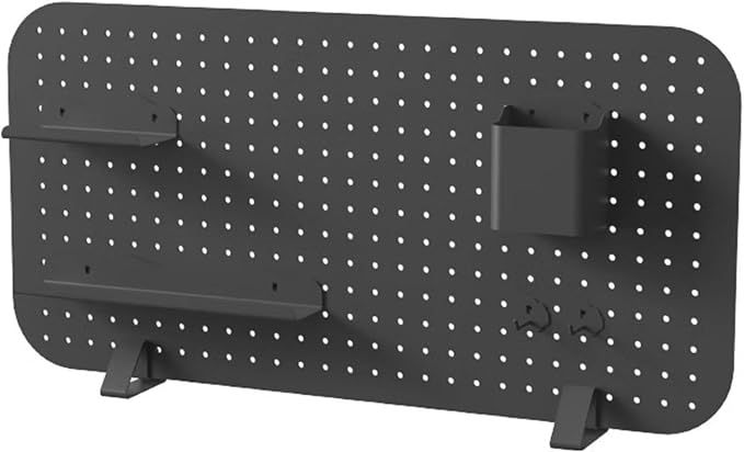 Mountable Display Pegboard with Privacy Panels and Desk Organizer Set - Enhance Office and Gaming Space Organization by Unknown