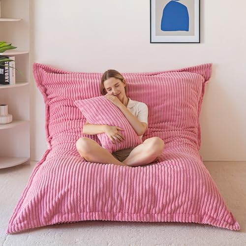 MAXYOYO Giant Bean Bag Chair with Pillow, 3 in 1 Convertible Bean Bag Chair by MAXYOYO