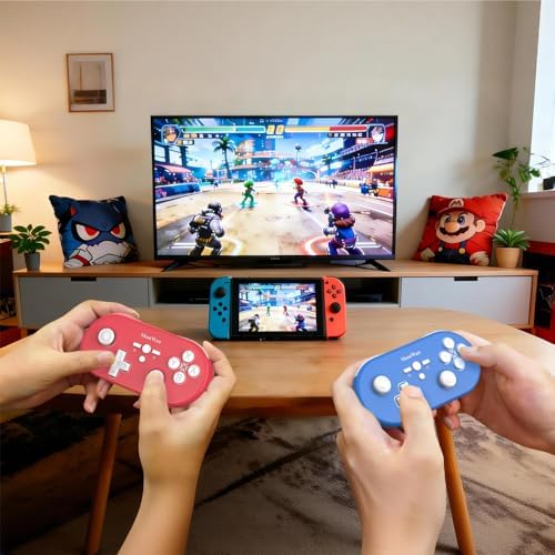 ShanWan Wireless Bluetooth Controller is Compatible With the Switch/Switch 2, Steam Deck, PC, Android, iPhone, iPad, and macOS. It Features Customizable Buttons and Macros, Motion Controls, linear Motor Vibration, Joysticks, Triggers, and a D-pad - Image 4