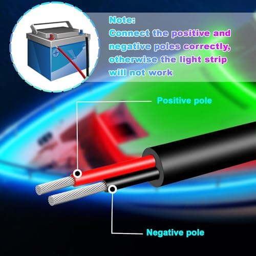 Boat Led Light 66FT, 12V RGB Waterproof Pontoon Boat Lights Exterior - Image 2