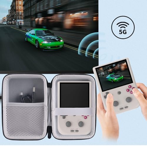 Hard Carrying Case Compatible with RF40H/RG406V /RG405V Retro Handheld Game Console (Grey) - Image 6