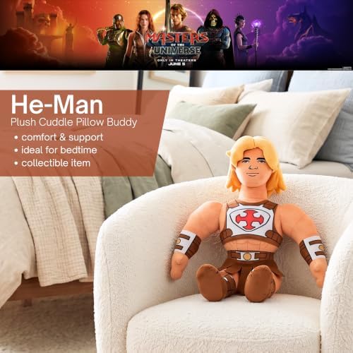 Masters of The Universe Cuddle Pillow Plush, Master of Hugs, Kids Bedding Super Soft Plush Pillow, (Officially Licensed Product) by Franco - Image 3