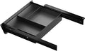 Under Desk Drawer with Removable Tray, 15.4" Wide 2-in-1 Organizer – 60° Ergonomic Tilt, 4-Compartment Insert for Pens, Phones & Cables, Ball Bearing Slides, for Home Office & Student Desk by GAXOMO