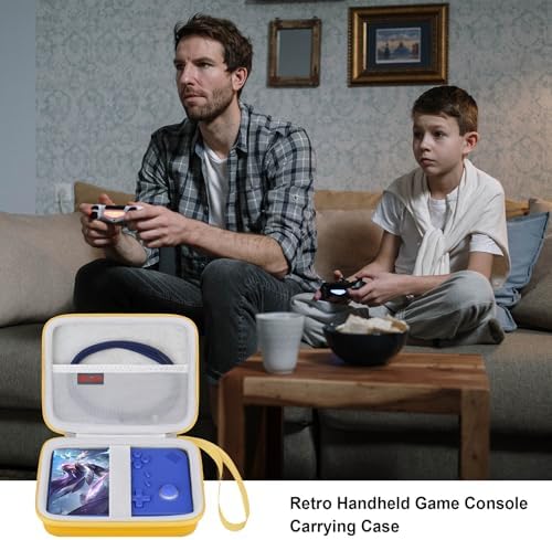 Elonbo Carrying Case for G350/ RG35XX Pro/ RG40XXV/ RG406V/ RG405V Retro Handheld Game Console, GiipGoop/ Voacle/ Anbernic Video Gaming Console Travel Storage Bag, Linux System Games Holder, Yellow - Image 7