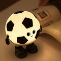 Cute Soccer Silicone Night Light for Kids, Rechargeable 7-Color Changing Lamp with 3-Level Dimming & 30-Min Timer, Safe Squishy Room Decor Christmas/Birthday Gift for Boys Girls by HPYDIY