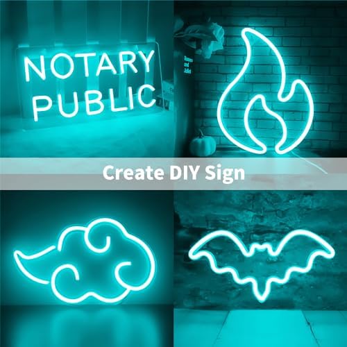 iNextStation 16.4FT 12V LED Strip Lights Ice Blue Neon Rope Light (No Plug) - Image 3