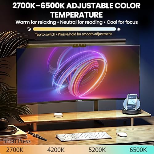 Monitor Light Bar 19.7", No-Glare Asymmetric Desk Screen Lamp - Image 6