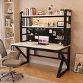 Pegboard Wall Organizer Panels.Home Office Computer Desk with Shelves & Pegboard - Stylish, Easy Assembly Desk for Students & Professionals, Perfect for Work & Study Spaces by Unknown