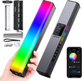 NEEWER RGB LED Video Light Stick, Touch Bar & APP Control, Magnetic Handheld Photography Lighting Wand, Dimmable 3200K~5600K CRI98+ Full Color LED Light with 6400mAh Battery, 17 Scenes, RGB1 by Neewer