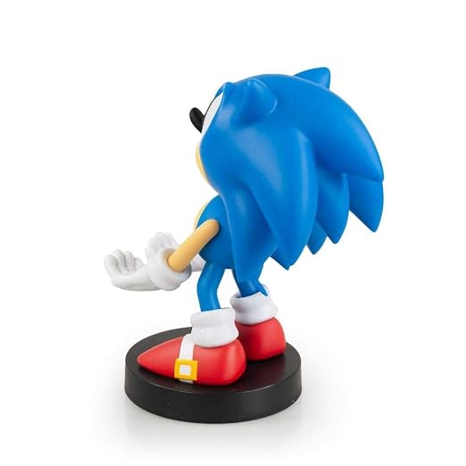Exquisite Gaming Sonic Controller Holder, Phone Stand & Cable Guys Collectible Figure, 8 inch - Image 3