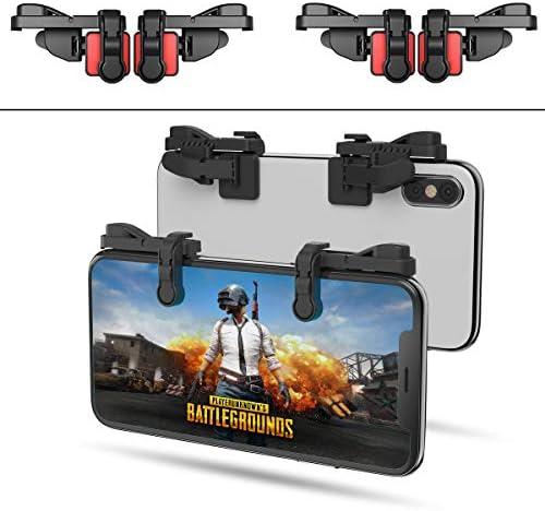 【2 Pair】 Z108 Mobile Gaming Controller Compatible with PUBG Mobile/Fortnitee Mobile/Call of Duty Mobile, Sensitive Shoot and Aim Trigger L1R1 Compatible with Android & iPhone by IFYOO