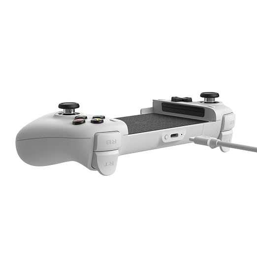 8Bitdo Ultimate Mobile Gaming Controller for iPhone, Apple, Android & Xbox Cloud Gaming, Bluetooth Gamepad with Hall Effect Joysticks, 2 Pro Back Buttons, Officially Licensed (White) - Image 3