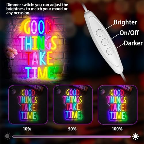 Neon Sign, Positive Neon Signs for Wall Decor LED Signs Neon Light - Image 5