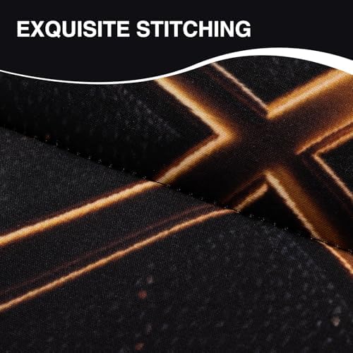 A Nice Night Zipper Bedding Basketball Court Printed with Sportsman Slam Dunk Printing Zippered Kids Comforter Set,Twin,BlackGold - Image 6