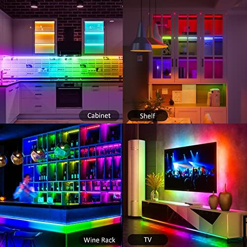 Benreom 6 Pack RGB Under Cabinet Lights with App and Remote Control - Image 7