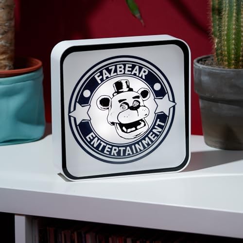 Numskull Official Five Nights at Freddy's Desk Lamp Wall Light for Bedroom, Office, Home, Study, Work - Perspex Material - Official FNAF Merchandise - Image 5