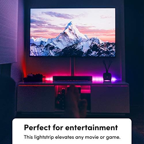 LIFX Lightstrip Bundle with 80" Color Smart LED Lightstrip and Two 1100 Lumen Smart Light Bulbs on E26 Base, 3 Piece Set - Image 3