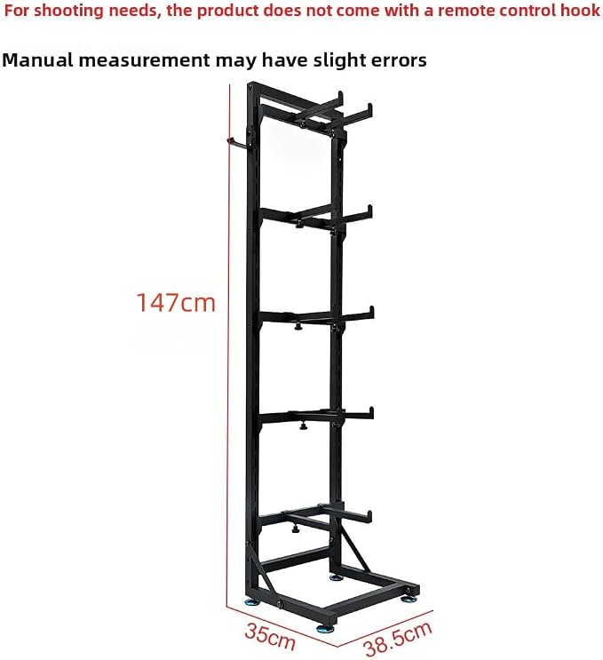 RC Car Stand,Adjustable Display & Storage - 5-Layer for Large 1/10+ RC Cars/Trucks, 3-Layer for 1/16- Small Models, Heavy-Duty High Capacity (5-Layer) - Image 2
