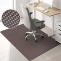Sycoodeal Office Chair Mat for Hardwood & Tile Floor, 40" x 48" Computer Gaming Chair Mat for Rolling Chairs Non-Curve, Anti-Slip,Heavy Duty Floor Protector for Home Office (Coffee) by SYCOODEAL