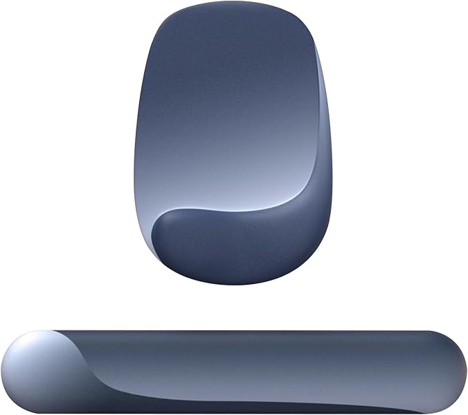 Wrist Rest for Keyboard and Mouse, Ergonomic Gel Computer Keyboard Wrist Rest with Memory Foam, Keyboard Wrist Support Pad for Long Hours of Work, Gaming, Studying-Relieve Wrist Pain by CFHYZAZNCL