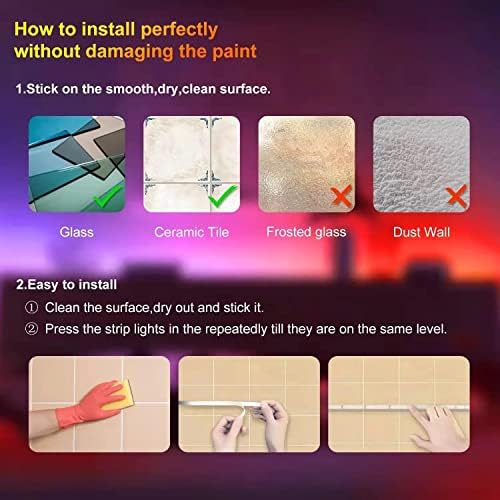 CHARKEE LED Strip Lights 200ft (2 Rolls of 100ft). 24V 5050 Ultra Long Super Bright Smart Light Strips with APP Control. 24keys Remote Music Sync Color Changing Led Lighting for Bedroom, Decoration - Image 6