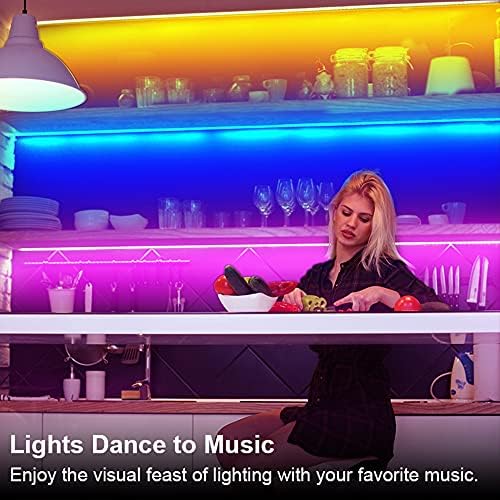 maylit 10 PCS RGB Under Cabinet Lights with App and Remote Control - Image 3