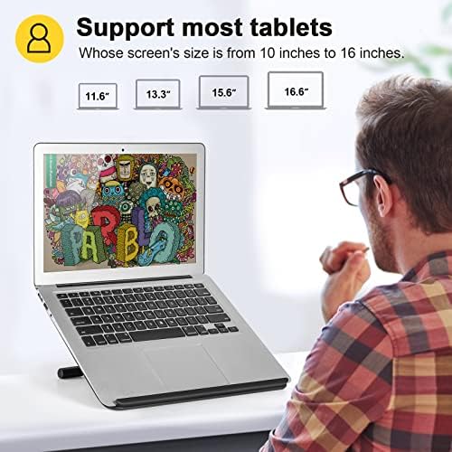 Parblo PR 100 Universal Drawing Tablet Stand Adjustable for 10 to 16 Inches Digital Graphics Drawing Monitors Art Tablets Laptops - Image 3