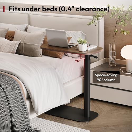 SANODESK 24''Standing Desk Pneumatic Height Adjustable Mobile Overbed Table - Image 3