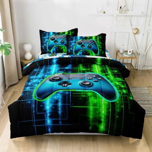 Twin Gaming Bedding Comforter Set for Kids Boys Teens - Image 3
