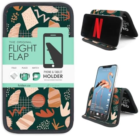 Flight Flap Airplane Phone Holder - Foldable Phone Stand for Plane Travel by FlightFlapbyFolden