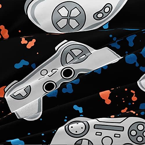 Gamer Bedding Set for Boys, Twin Size Gaming Duvet Cover Set, Boys Video Games Comforter Cover, Bedroom Decor - Image 6