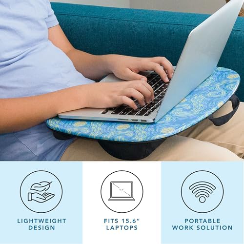 LAPGEAR MyStyle Lap Desk – Starry Blue, Fits 15.6” Laptops - Image 2