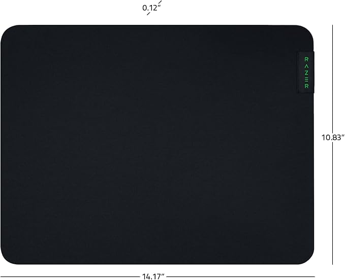 Razer Gigantus V2 Cloth Gaming Mouse Pad (Medium), Classic Black | Textured MicroWeave Cloth Surface, Thick, High-Density Rubber Foam, Non Slip Base - Image 6