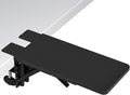 BONTEC Desk Extender Tray, 11.8 x 5.9 Inch, Black Pattern | 90° Foldable Elbow Support, Table Mount Arm Wrist Rest Shelf, Clamp on Computer Arm Rest, Easy to Install, Office & Home Use by BONTEC