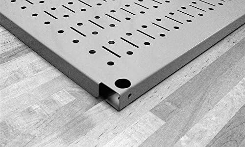 Wall Control Pegboard Rack Horizontal Metal Pegboard Garage Tool Storage Pack - Two 32-Inch Wide x 16-Inch Tall Easy To Install Peg Boards (Purple) - Image 6