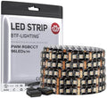 BTF-LIGHTING RGBCCT LED Strip UL Listed 16.4ft 96LED/m 300LED DC12V IP65 by BTF-LIGHTING