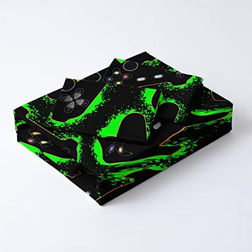 Gamer Bedding Sets for Boys, Gaming Duvet Cover Set King Size,Boys Video Games Comforter Cover, Bed Set for Teen Boys Bedroom,Boy Gamer Room Decor, Gamepad2302 - Image 4