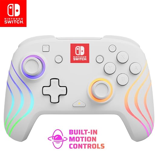 PDP Afterglow Wave Wireless RGB Gaming Controller for Nintendo Switch 2 by PDP