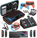 ivoler 22-in-1 Accessories Bundle Kits for Nintendo Switch 2,Carrying Case by iVoler