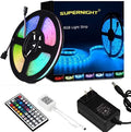 SUPERNIGHT RGB LED Strip Lights with Remote Controller & Power Supply by SUPERNIGHT