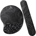 Gimars Upgrade Ergonomic Ultra-Soft Foam Keyboard Mouse Pad Wrist Rest Set, Smooth &Enlarge Wrist Support for Pain Relief, Computer, Laptop, Mac, Gaming, Office by Gimars