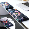 Relaxweex 2 Pcs L-Shaped Desk Wrist Rest Elbow Pad Set Desk Edge Rest Cushion Non-Slip Memory Foam Arm Padding Wrist & Forearm & Elbow Comfort Support for Table or Table Edge(Floral Style) by Relaxweex