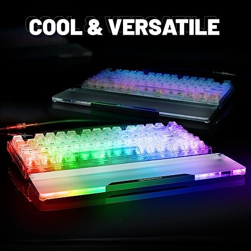 Acrylic Keyboard Wrist Rest-Black 68Key Ergonomic Palm Rest for Computer Keyboard - Image 7