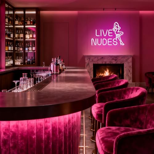 Lady Neon Sign Dimmable Pink LED Lights Bar Club Lounge Man Cave Wall Art - Image 4