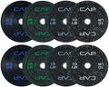 CAP 2-inch Olympic Bumper Plate Weight Set | 100-370 lbs | Multiple Colors | Storage Rack Optional by CAP