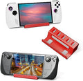 Desktop Bracket Holder for Rog Ally for Steam Deck Aluminum Alloy Stand Base Game Console Stand Playstand Mount with 5 Card Storage Slot Design (red) by Unknown