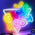 Neon Lights Gamer Room Decor, LED Gaming Lights, Boys Bedroom Decor by NELUX