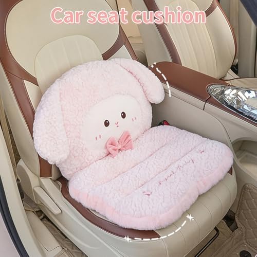 Cute Cat Chair Cushion Kawaii Dog Plush Desk Seat Cushions Soft Seat Cushions for Office Playroom Gaming Accessories Room Bedroom Decor (Pink Sheep) - Image 7