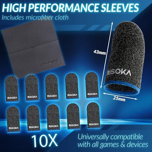10 Pieces Mobile Finger Sleeves - Perfect Touchscreen Glide - Image 2